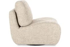 Eleonora Meubelen Draaifauteuils^Draaifauteuil 96304 taupe Lucia