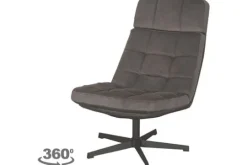 Clearance Label51 Draaifauteuil Antraciet CH-73.021 Alvar