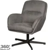 Draaifauteuils^Draaifauteuil Antraciet CH-73.025 Moss
