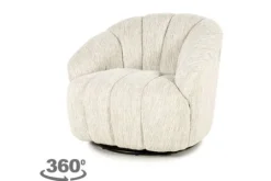 Hot By-Boo Draaifauteuil beige 250186 Sogno