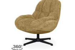 Label51 Draaifauteuil Brass WX-67.009 Huxley