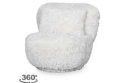 Sale Draaifauteuil Creme Fluffy GA-80.151 Doodle