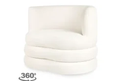 Vie Chic Draaifauteuils^Draaifauteuil Magali