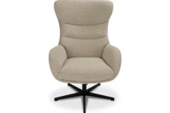 Clearance Draaifauteuil met hocker Naturel CH-73.051 Malmo