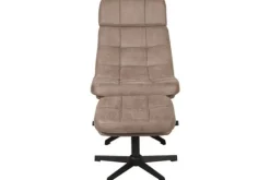 Label51 Draaifauteuils^Draaifauteuil met hocker Taupe CH-73.028 Alvar