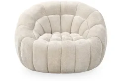 Label51 Ronde Fauteuils^Draaifauteuil Naturel Elite HC-76.010 Cloud