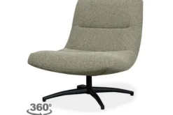 Label51 Draaifauteuils^Draaifauteuil Naturel WX-67.003 Calix