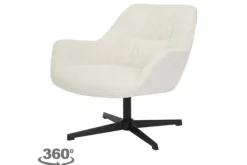 Livingfurn Ronde Fauteuils|Draaifauteuils^Draaifauteuil Sand Daphne