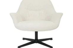 Livingfurn Ronde Fauteuils|Draaifauteuils^Draaifauteuil Sand Daphne
