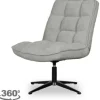 Outlet Label51 Draaifauteuil Stone WU-65.008 Vince
