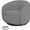 Hot Tower Living Draaifauteuil Taupe Belfast