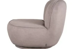 Draaifauteuils|Ronde Fauteuils^Draaifauteuil Taupe FU-88.013 Bunny