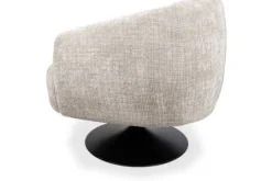 Outlet MySons Draaifauteuil Taupe Louis
