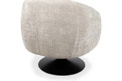 Outlet MySons Draaifauteuil Taupe Louis