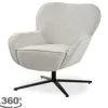 Livingfurn Oorfauteuils|Draaifauteuils^Draaifauteuil Toffee Sven