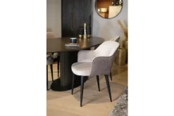 Richmond Interiors Eetkamerstoelen^Eetkamerstoel 210412 Alaska Stone Giovanna