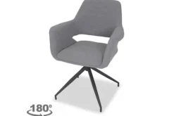Veyron Eetkamerstoelen^Eetkamerstoel - alpine steel Maeve