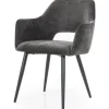 Outlet Eleonora Meubelen Eetkamerstoel - antraciet Mellow | 95935 Esmee