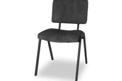 Olijk Eetkamerstoelen^Eetkamerstoel - Antraciet Frenkie