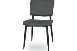 Olijk Eetkamerstoelen^Eetkamerstoel - antraciet Nevada