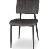 Outlet Olijk Eetkamerstoel - antraciet Mera