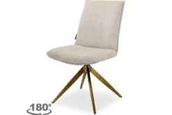 Outlet Richmond Interiors Eetkamerstoel 212406 Beige Chenille Dakota