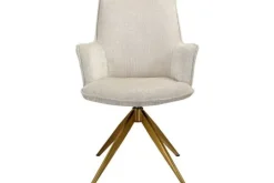 Sale Richmond Interiors Eetkamerstoel 212405 Beige Chenille Dakota