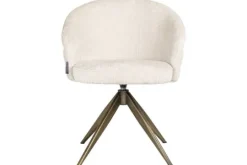 Outlet Richmond Interiors Eetkamerstoel 212411 Beige Chenille Zendaya