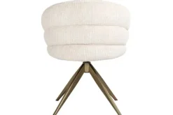 Outlet Richmond Interiors Eetkamerstoel 212411 Beige Chenille Zendaya
