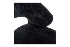 Richmond Interiors Eetkamerstoelen^Eetkamerstoel 211067 Black Chenille Savoy