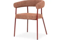 By-Boo Eetkamerstoelen^Eetkamerstoel 250029 burgundy Yovi