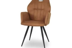 Clearance Olijk Eetkamerstoel - cognac Ozark