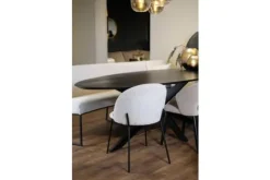 Richmond Interiors Eetkamerstoelen^Eetkamerstoel 211212 Cream Fusion Alyssa