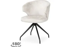 Richmond Interiors Eetkamerstoelen^Eetkamerstoel 211913 Cream Fusion Milly