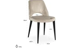 Hot Richmond Interiors Eetkamerstoel 212342 FR Trendy Nature Tabitha