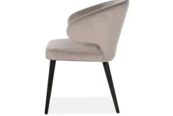 Richmond Interiors Eetkamerstoelen^Eetkamerstoel 210466 Khaki Velvet Indigo