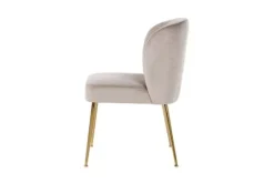 Richmond Interiors Eetkamerstoelen^Eetkamerstoel 210599 Khaki Velvet Cannon