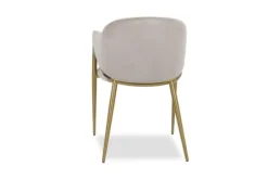 Richmond Interiors Eetkamerstoelen^Eetkamerstoel 210828 Khaki Velvet Gwen