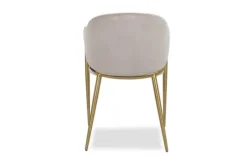 Richmond Interiors Eetkamerstoelen^Eetkamerstoel 210828 Khaki Velvet Gwen