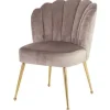 Richmond Interiors Eetkamerstoelen^Eetkamerstoel 210178 Khaki Velvet Pippa