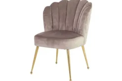 Richmond Interiors Eetkamerstoelen^Eetkamerstoel 210178 Khaki Velvet Pippa