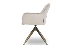 Outlet Richmond Interiors Eetkamerstoel 210890 Khaki Velvet Aline