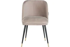 Richmond Interiors Eetkamerstoelen^Eetkamerstoel 210854 Khaki Velvet Alicia