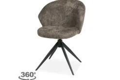 Olijk Eetkamerstoelen^Eetkamerstoel - taupe Brynn