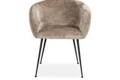 Richmond Interiors Eetkamerstoelen^Eetkamerstoel 211912 Taupe Chenille Ruby