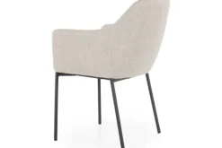 Eleonora Meubelen Eetkamerstoelen^Eetkamerstoel - taupe Linea | 95887 Paul