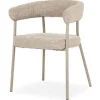 Online By-Boo Eetkamerstoel 250028 taupe Yovi
