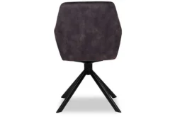 Silla Comer Eetkamerstoelen^Eetkamerstoel - Velvet Graphite Salma