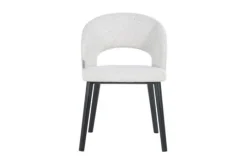 Discount Richmond Interiors Eetkamerstoel 211066 White Bouclé Savoy