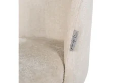 Sale Richmond Interiors Eetkamerstoel 210855 White Chenille Alicia